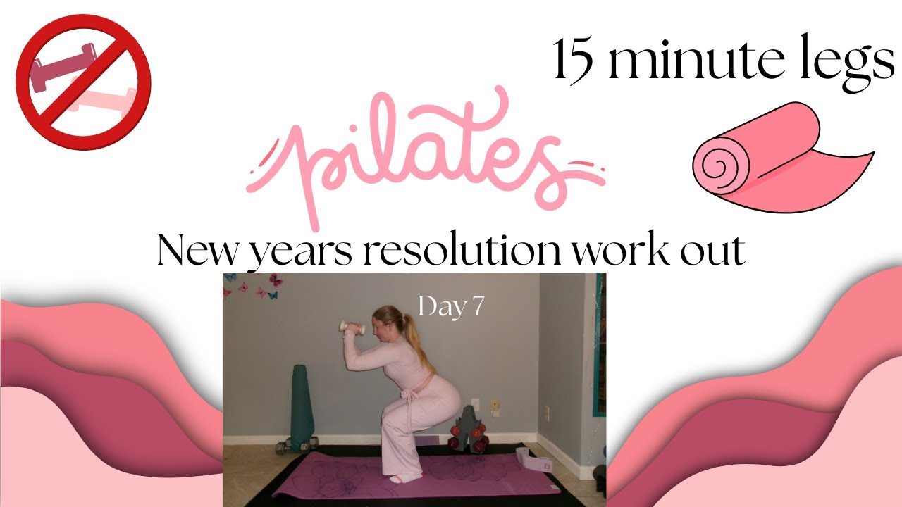15 Minute beginners leg Pilates / Challenge day 7 / no equipment