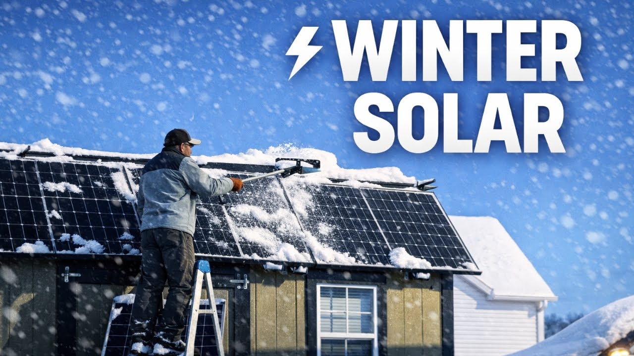 NC Snowstorm Preparedness | DIY Solar Before & After