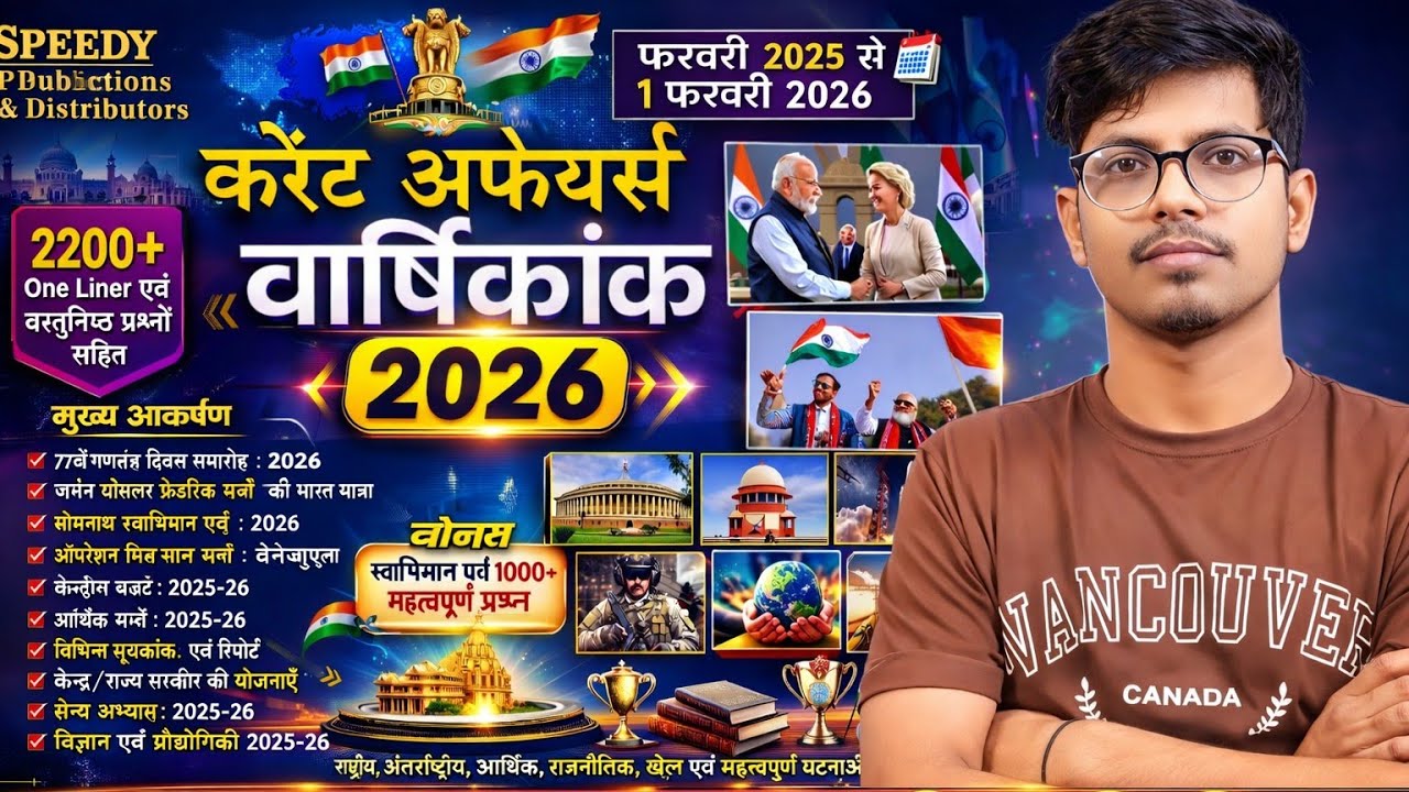  Class-1Current affairs 2025 to 2026||important MCQ||50 one liner questions