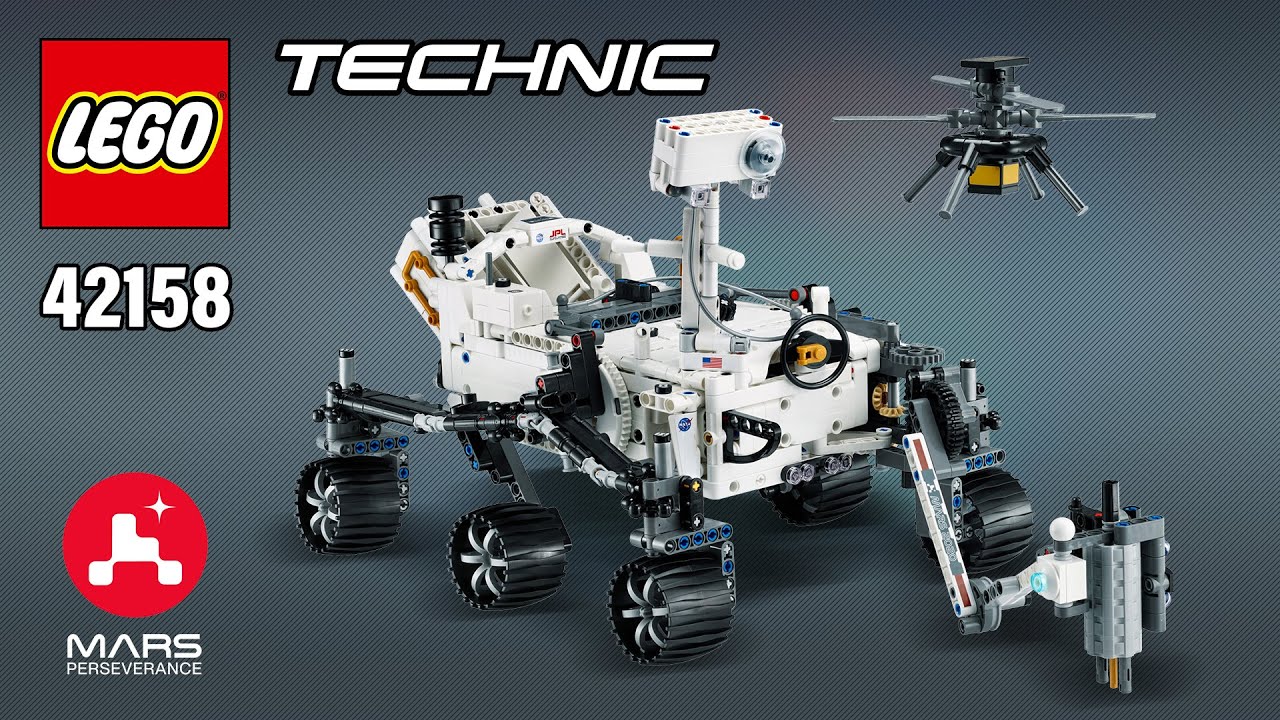 LEGO® Technic™ NASA Mars Perseverance Rover (42158)[1132 pcs] Instructions @TopBrickBuilder