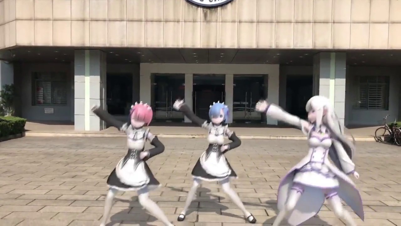 [MMD] When 2D Kawaii Girls come to Real World!!!