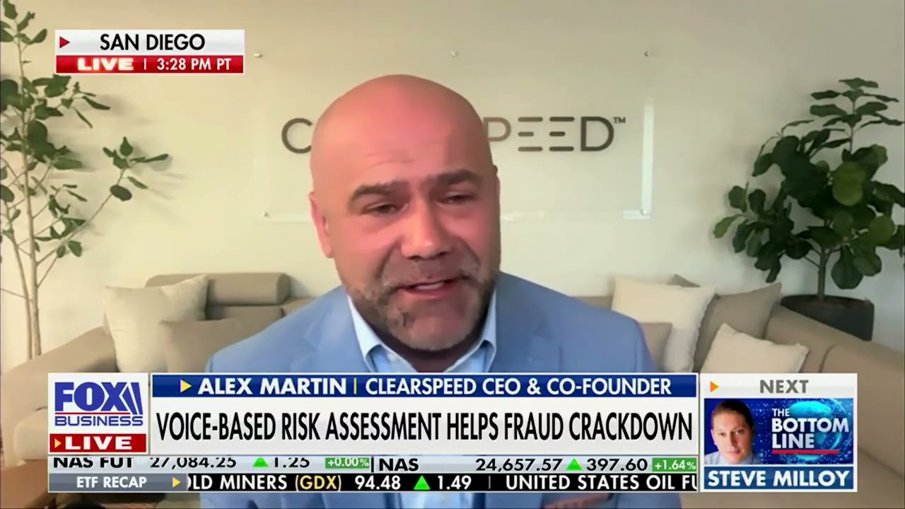 Генеральный директор Clearspeed Алекс Мартин в эфире Fox Business рассказывает о том, как эта тех...