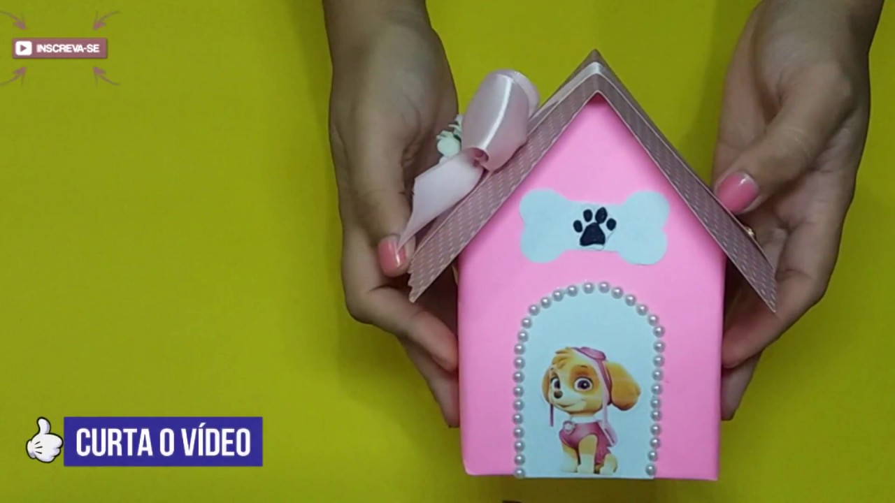 COMO FAZER CASINHA DA SKYE (PATRULHA CANINA).