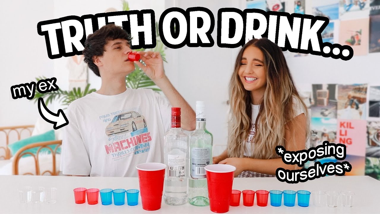 EXES play TRUTH or DRINK *exposing ourselves*