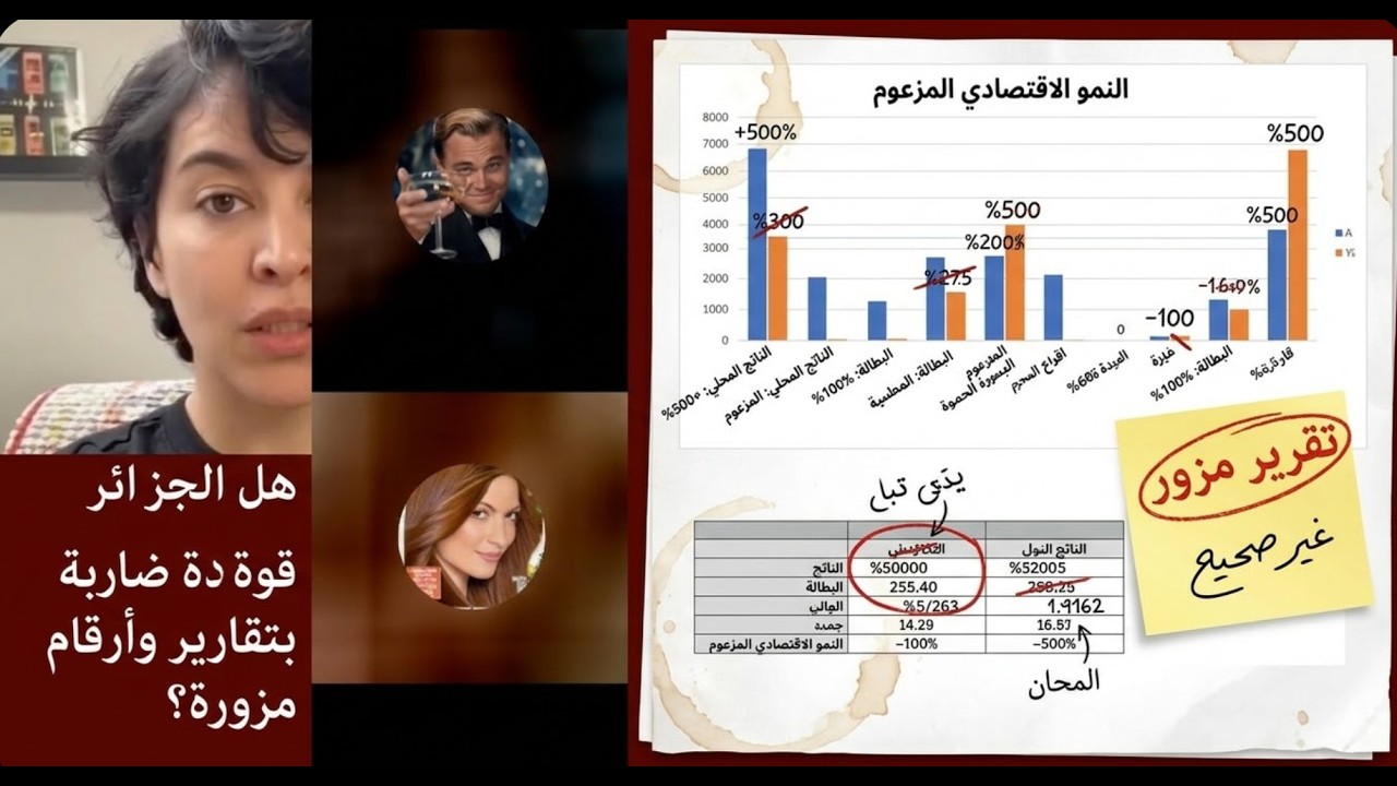 هل الجزائر قوة ضاربة بتقارير وأرقام مزورة؟
