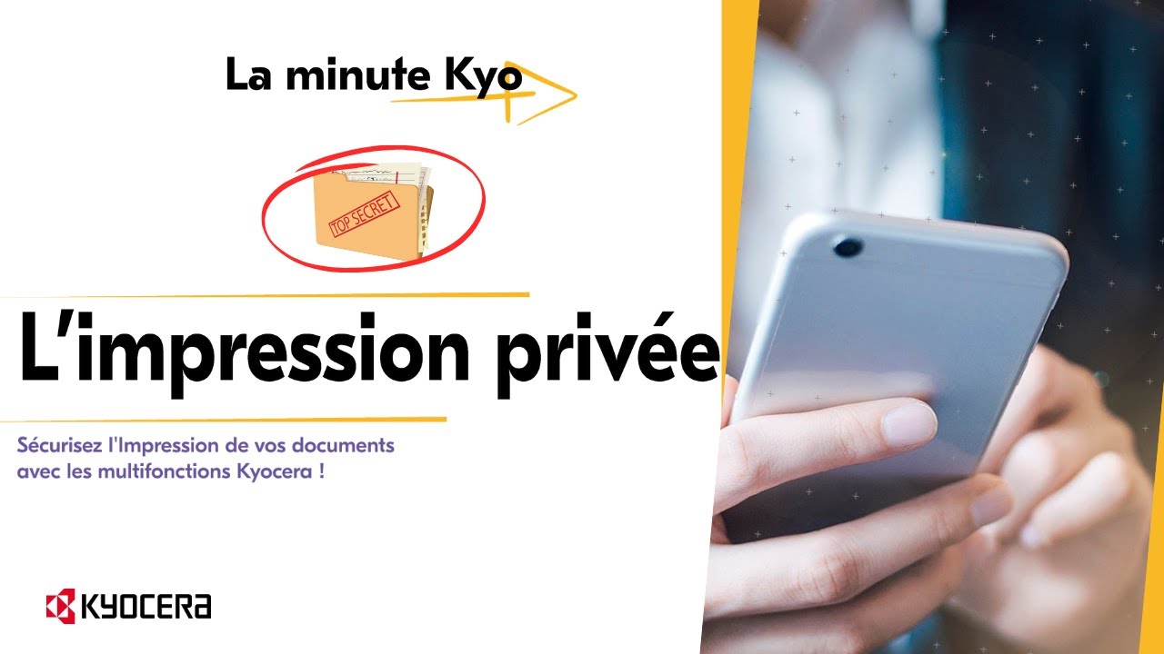 Impression privée : Sécurisez l'Impression de vos documents avec les multifonctions Kyocera !