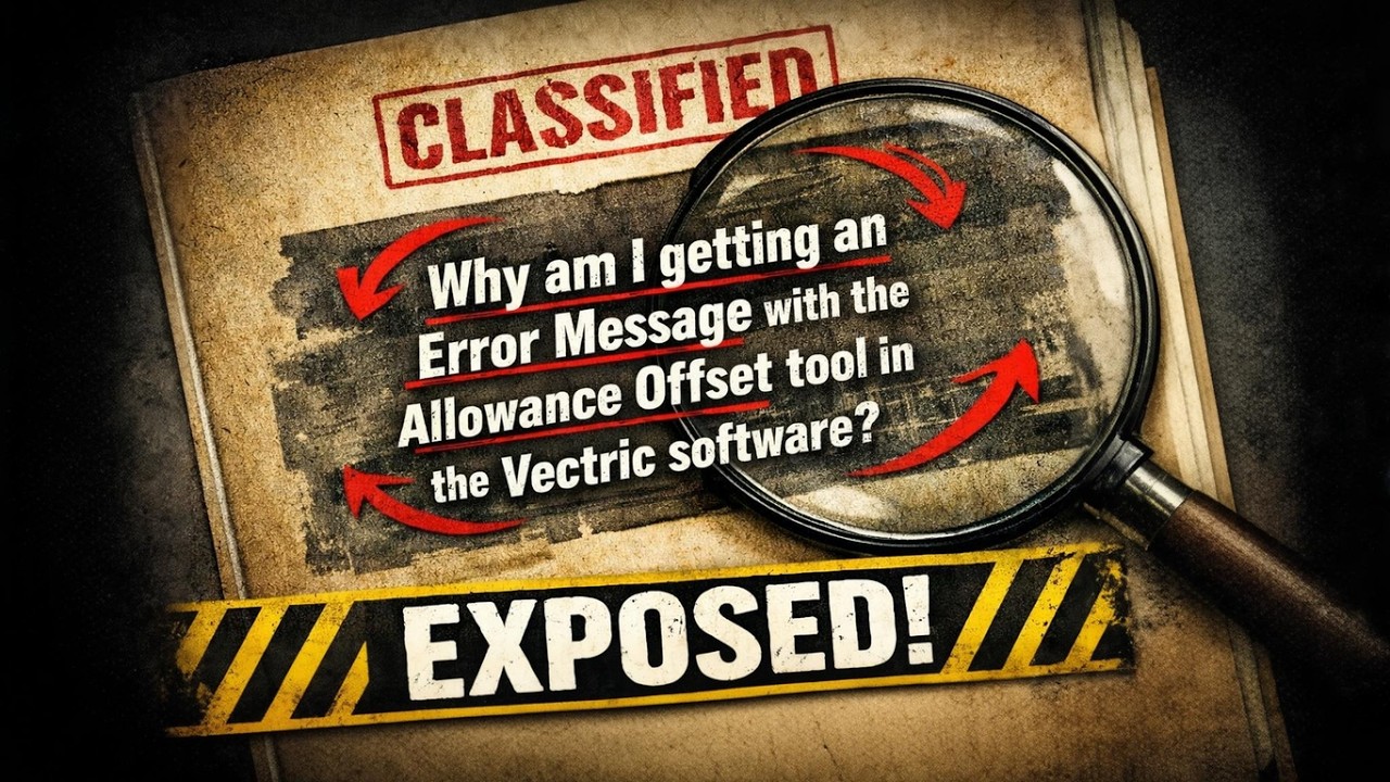 Why the Allowance Offset Failed in the Vectric Software