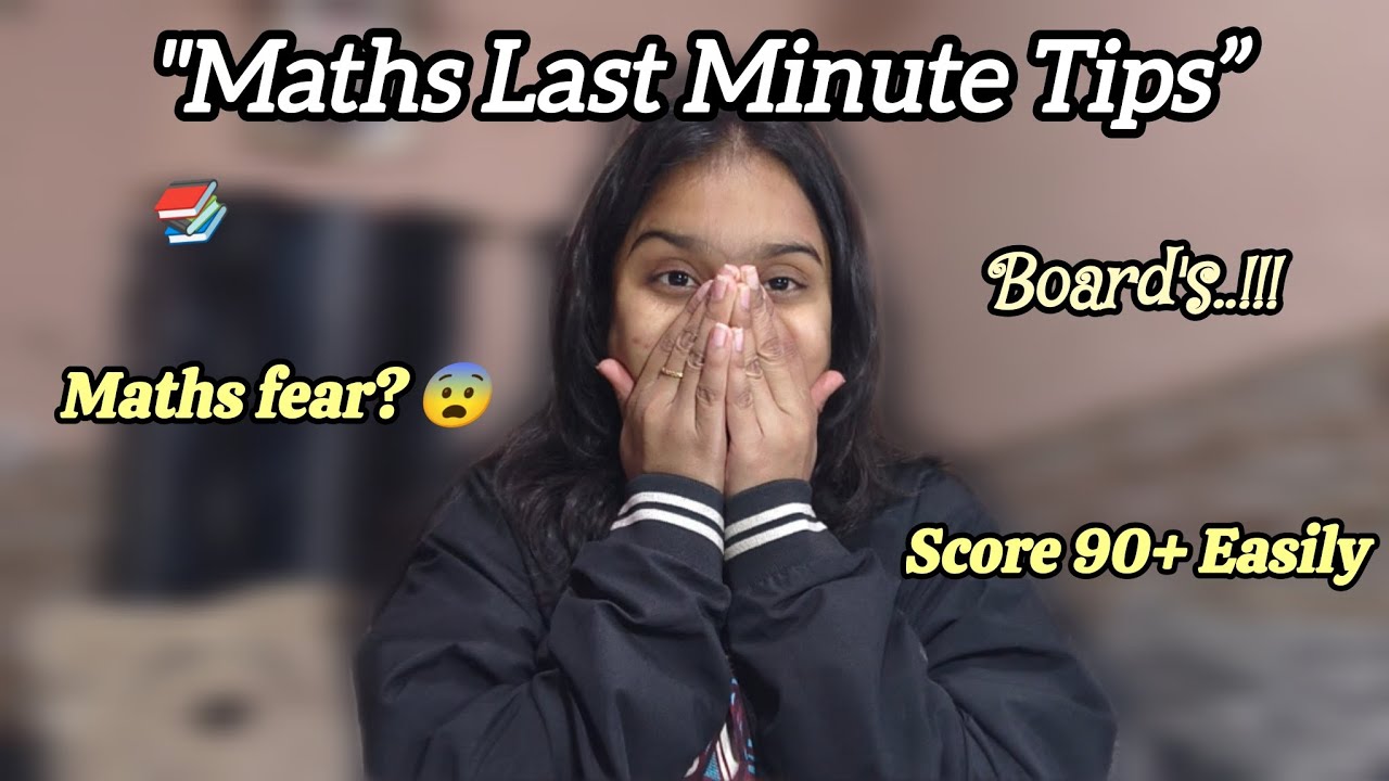 Last 5-10 Days MATH'S Strategy🤯🔥|| Smart Revision Plan📚