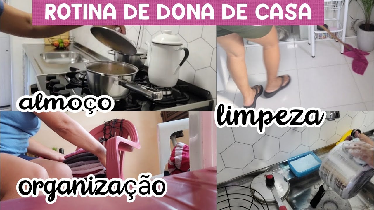 ROTINA COM DICAS DE LIMPEZA : almoço simples e organização por casa limpa