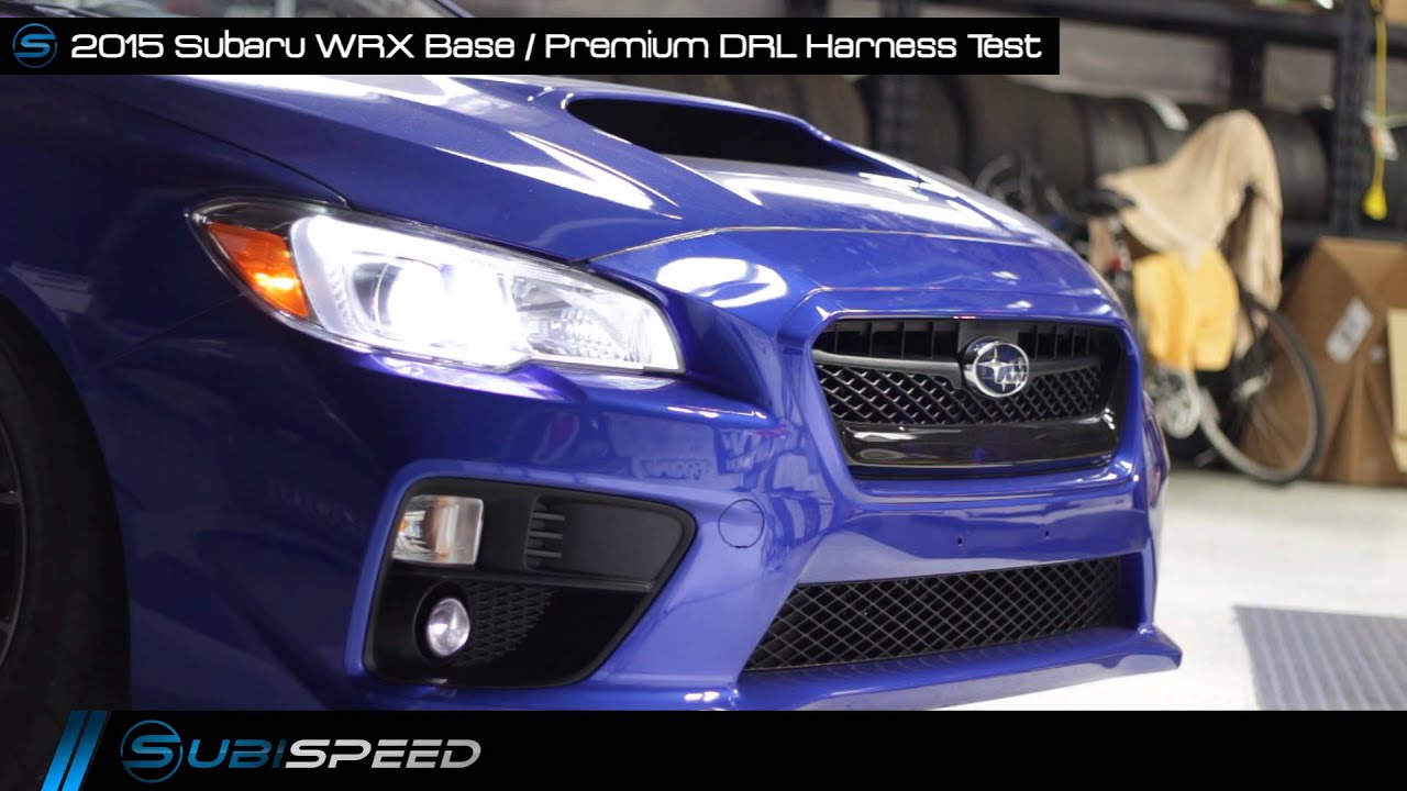 2015 Subaru WRX Base and Premium DRL Harness Test Teaser