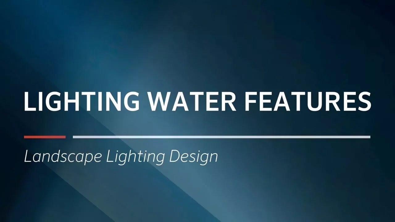 Lighting Water Features  | Landscape Lighting Design by FX Luminaire