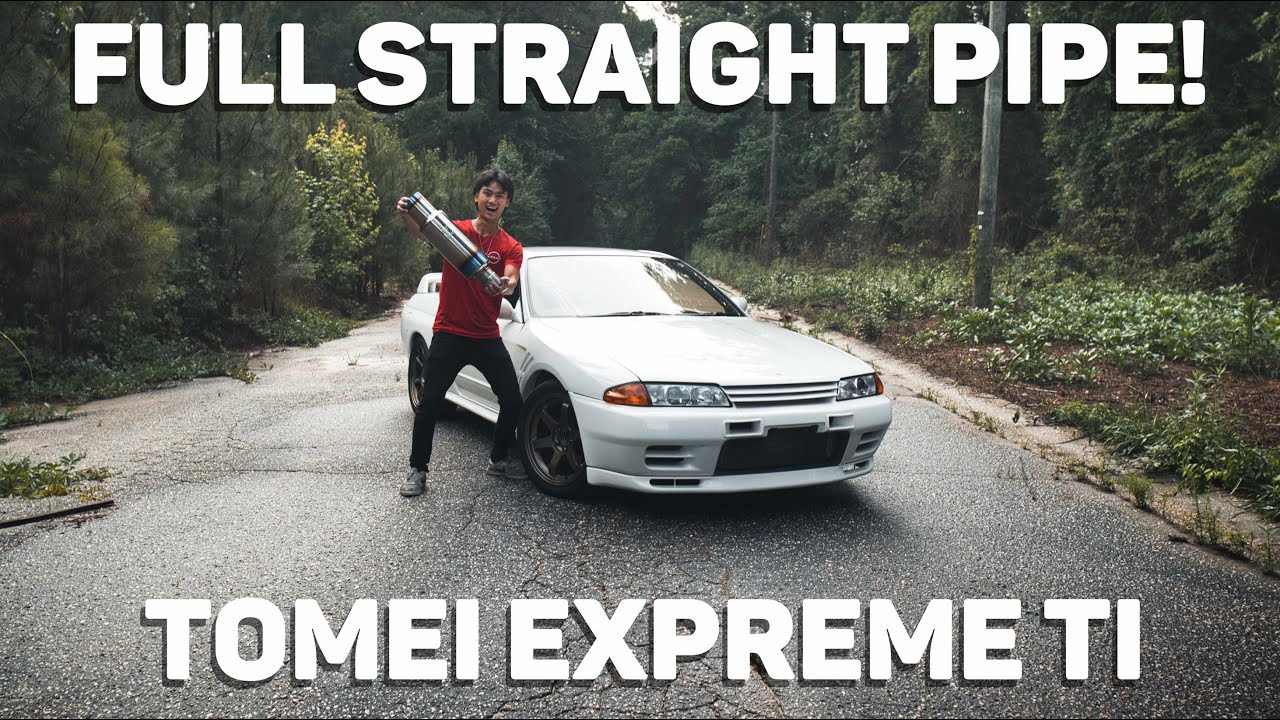STRAIGHT Piping My DAD'S R32 Skyline GTR! || Tomei Expreme TI Exhaust
