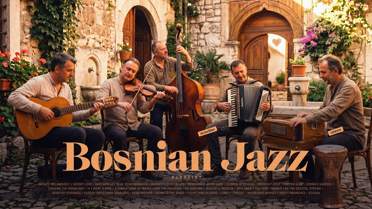 Bosnian Sevdah Jazz | Slow Balkan Melancholy for Deep Relaxation 🤎