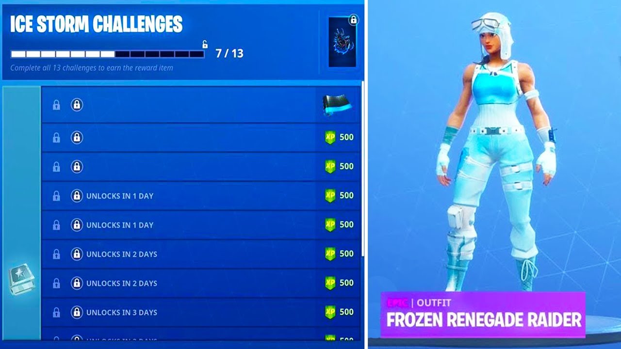 *NEW* Ice Storm Challenges UNLOCKED in Fortnite..