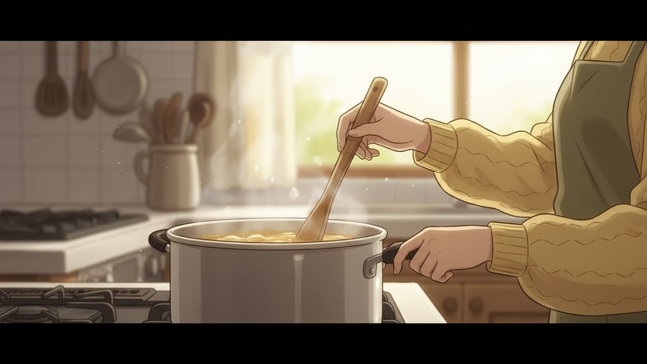 Cooking Soup ASMR | Cozy Kitchen Sounds & Slow Living