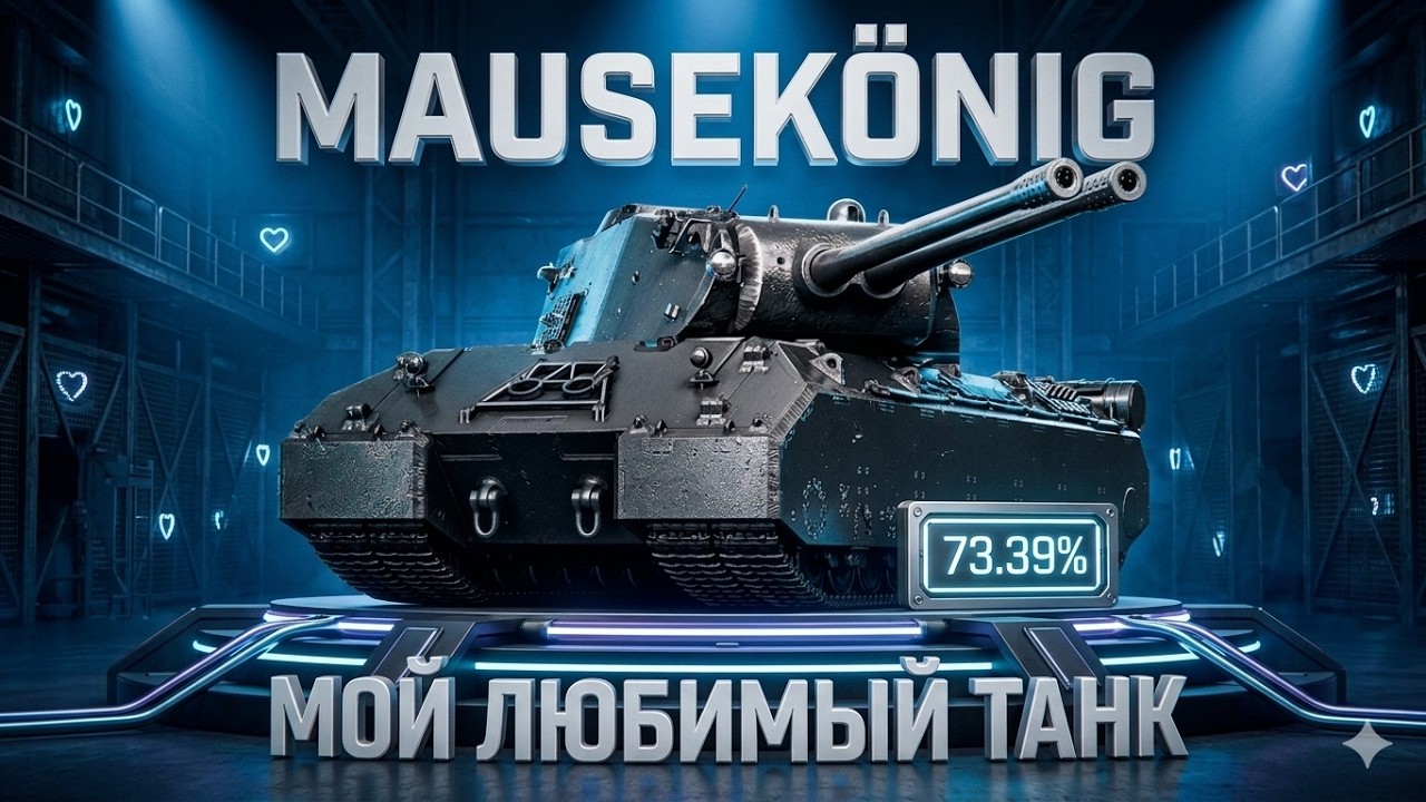 MAUSEKÖNIG — МОЙ ЛЮБИМЫЙ ТАНК [ 3 Сезон, 6 серия ] ● МОЯ ЦЕЛЬ - 3 ОТМЕТКИ | Отметка [ 73.39% ]