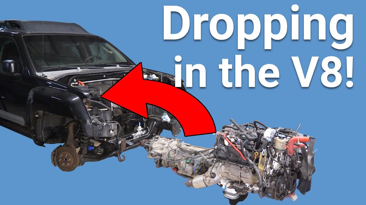 How to VK Swap An Xterra (Installing The Engine - Episode 10)