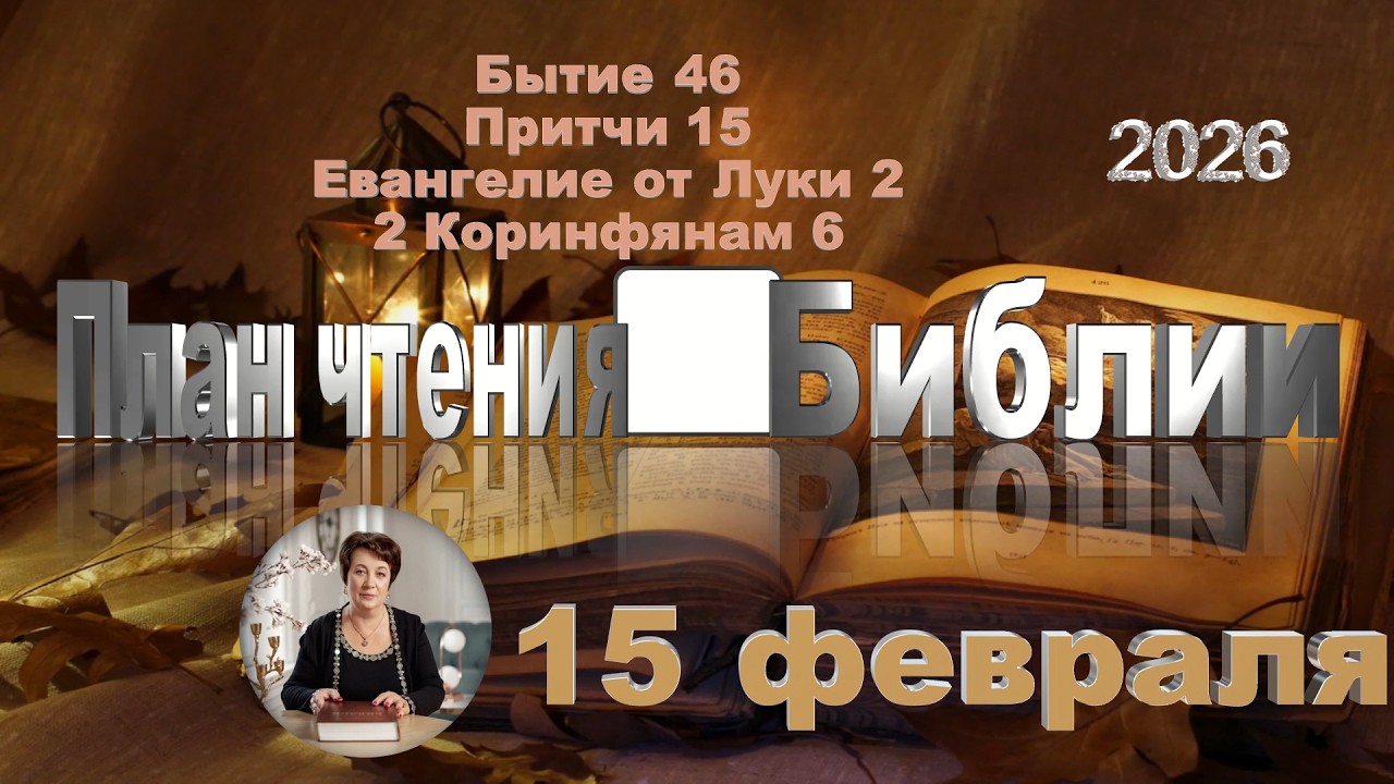 15 февраля 2026 - План чтения Библии