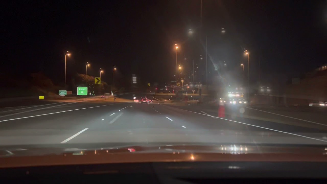 Melbourne suburbs night view