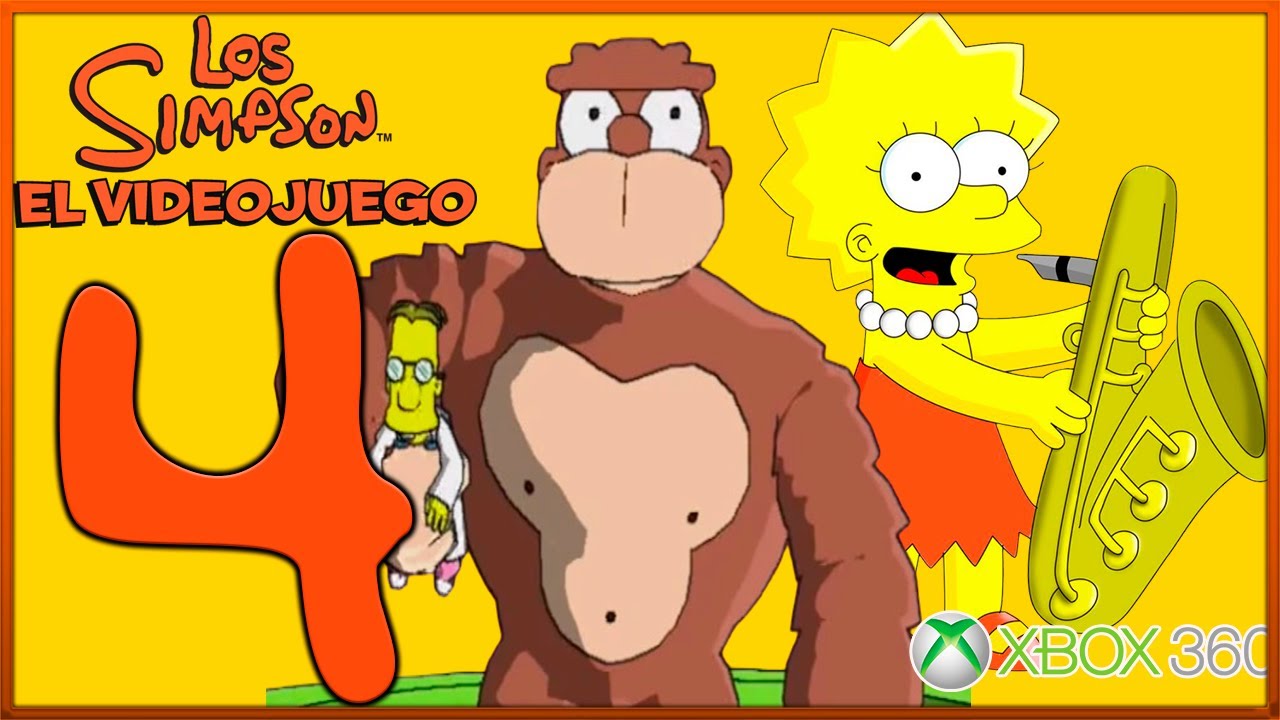 Os Simpsons Game XBOX 360: DONKEY KONG APARECEU! - parte 4