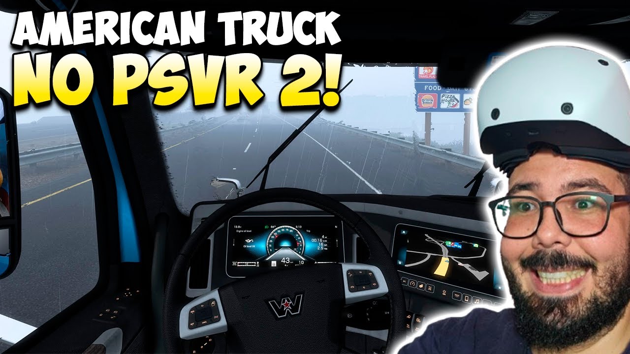 INSANO! DIRIGINDO UM CAMINHÃO NO PSVR 2! American Truck Simulator gameplay no PC com RTX 4070 Super