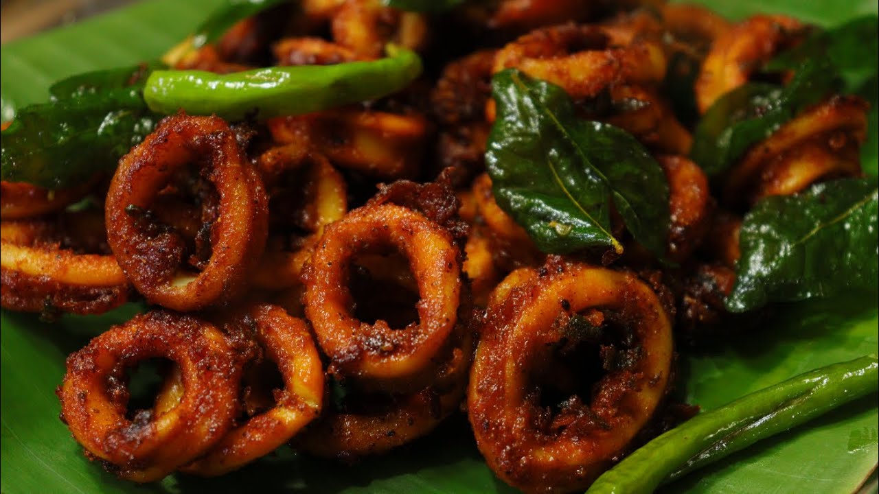 How to make Calamari 65 (Dry) | Tasty Squid 65 Recipe | Koonthal 65 Recipe | Koonthal Meen Varuval