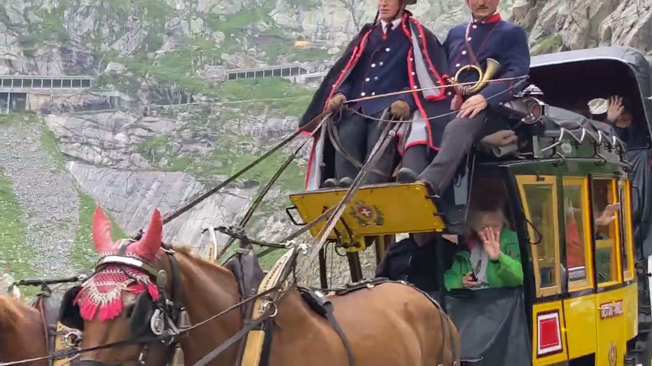 Gotthard Postkutsche im Juni 2022
