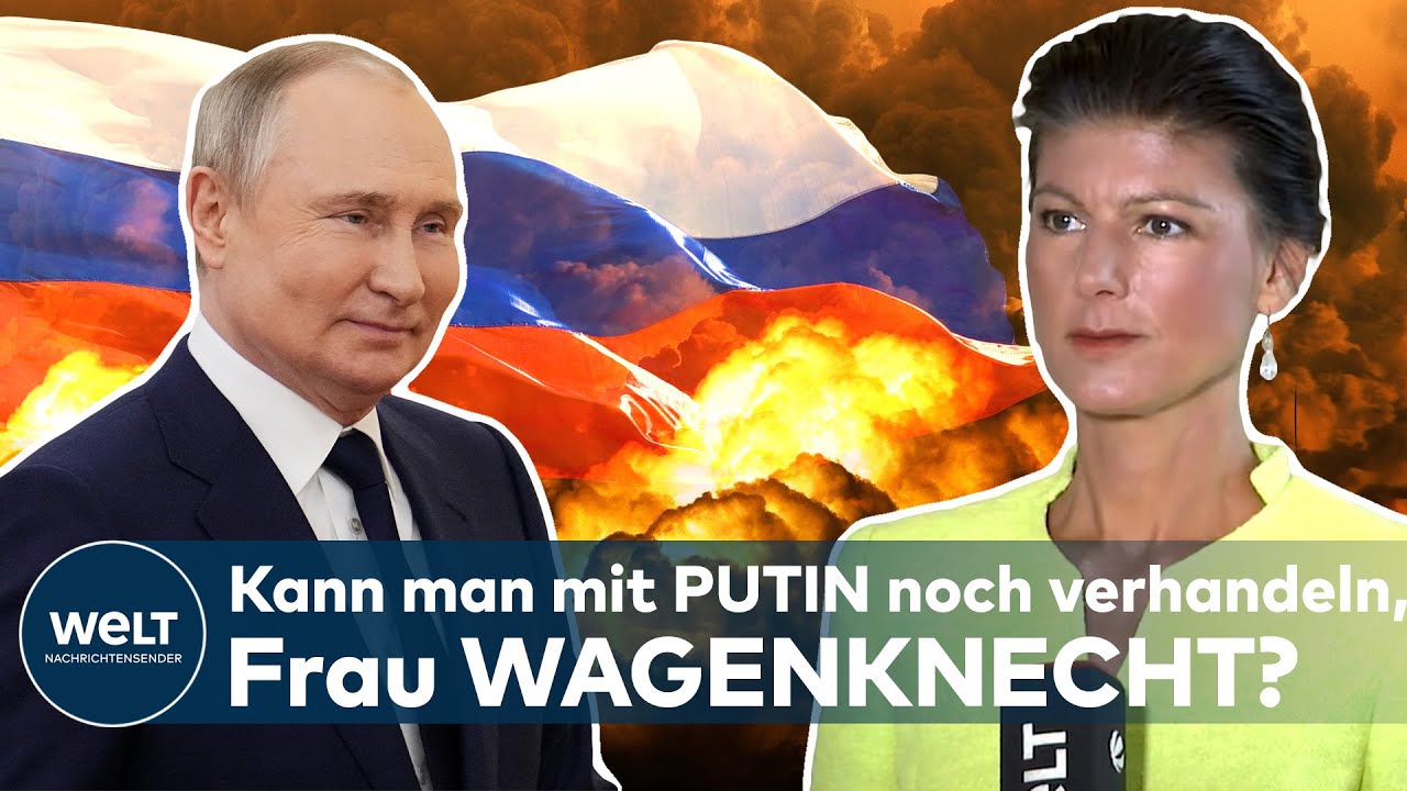 WAGENKNECHT: „Die Friedensverhandlungen waren sehr weit“, aber dann... | WELT INTERVIEW