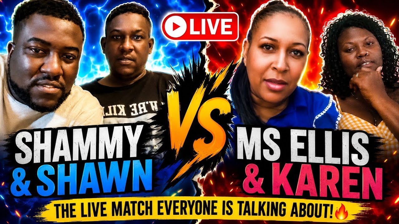 shammy and shawn vs ms ellis and karen live match