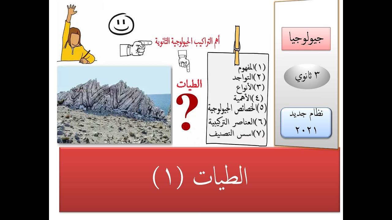 جيولوجيا 3 ثانوي | 7 | الطيات | جزء 1