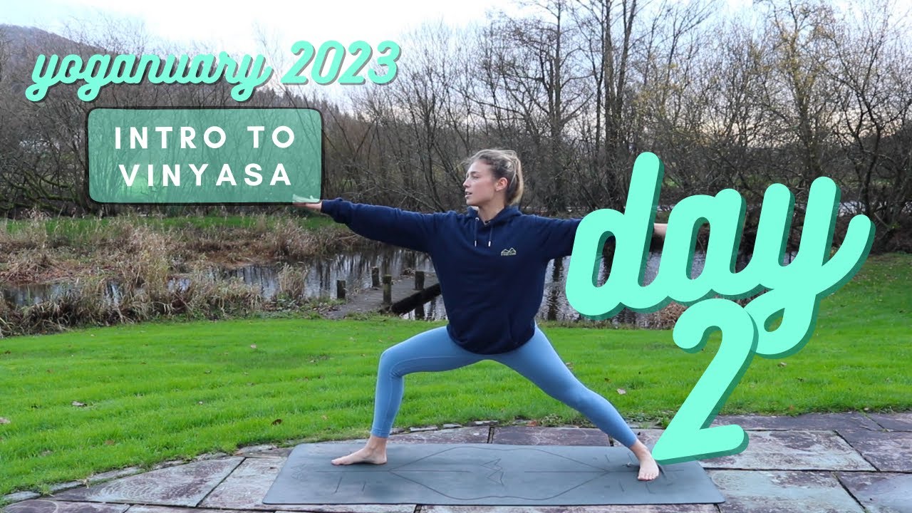 DAY 2 of 31 days of yoga - YOGANUARY 2023 - Intro to Vinyasa - 30 Minutes