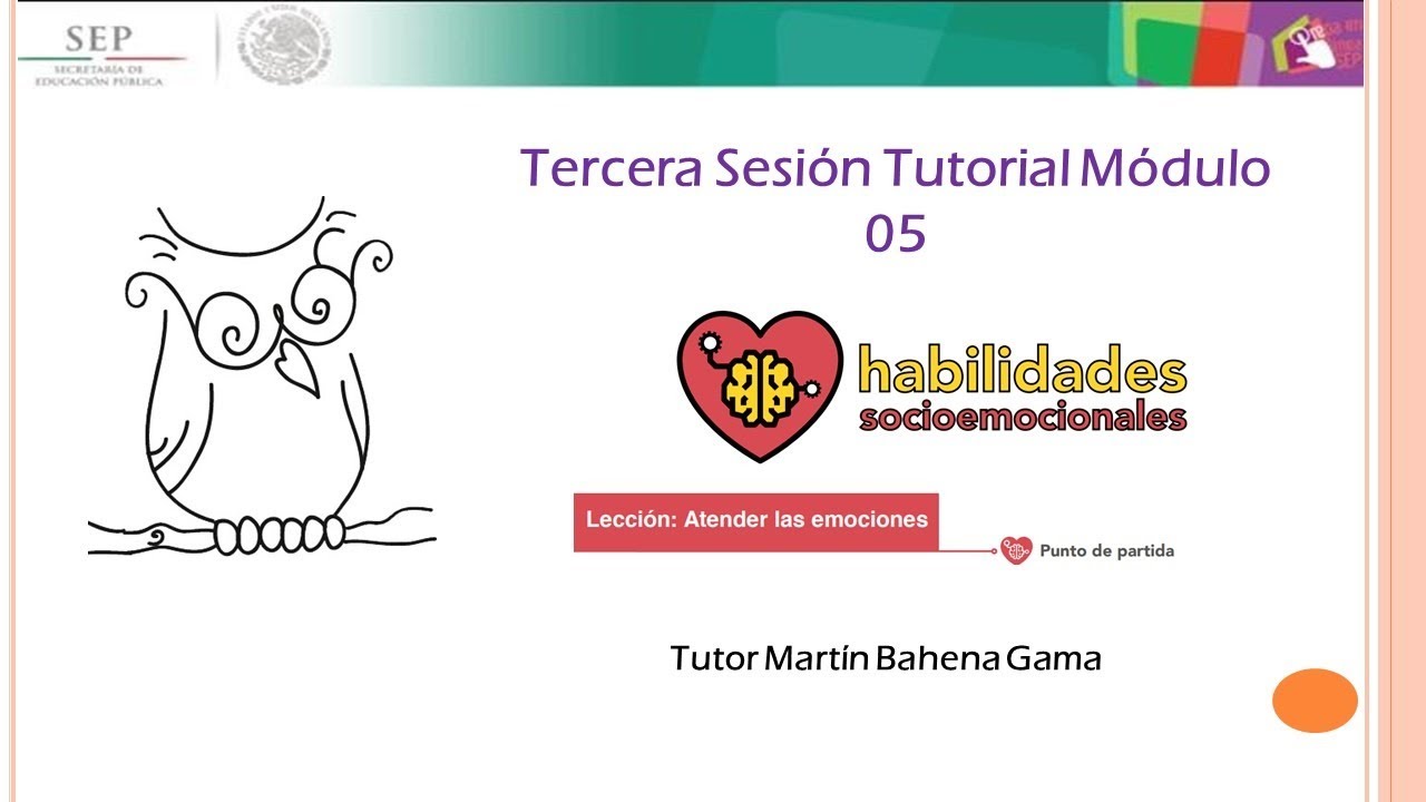 Tercera Sesión Tutorial Módulo 05 “Argumentación” Vespertina