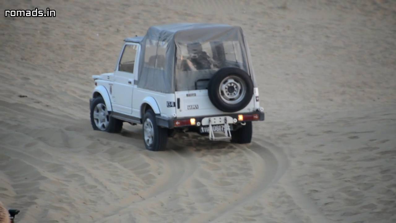6/6 Sand Off Roading By Indian Army's 4x4 Gypsy, Sam Sand Dunes, Jaisalmer (2015-02-03)
