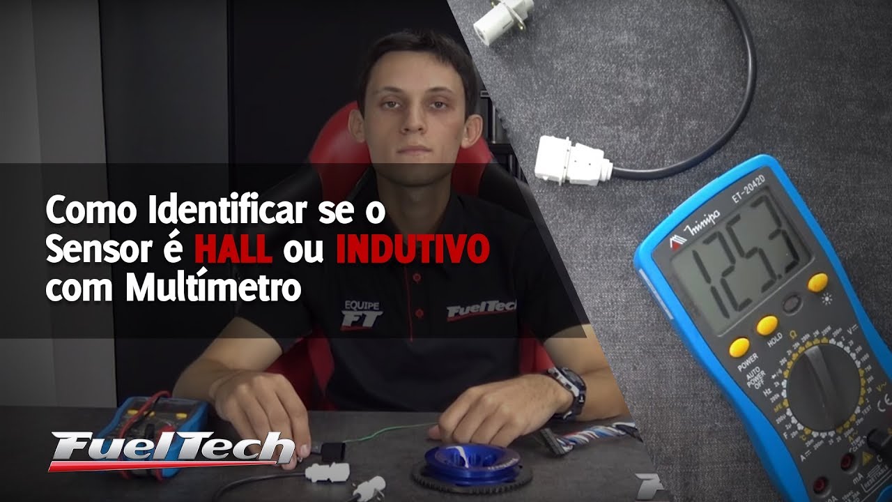Como Identificar se o Sensor é Hall ou Indutivo com Multímetro - Vídeo Técnico FuelTech!