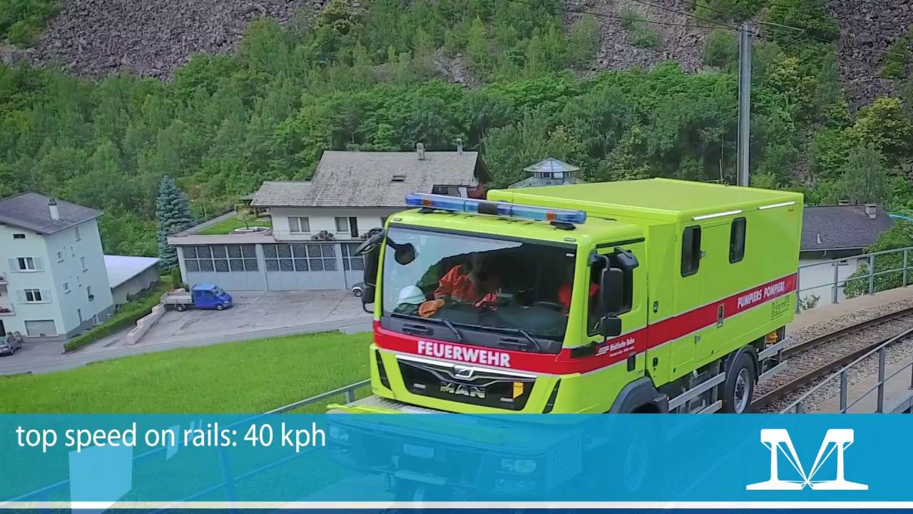 Road-Rail First Intervention Vehicle for RhB