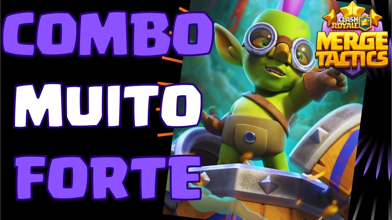 😮 ESSE COMBO ESTÁ ABSURDAMENTE QUEBRADO NO COMBINAÇÕES TÁTICAS! - Clash Royale Merge Tactics