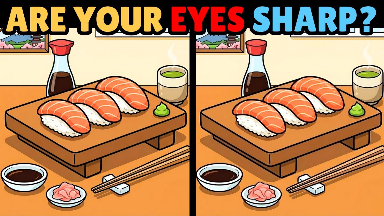 Test Your Eyesight: Can You Spot 3 Differences in 90 Seconds? 👁️
