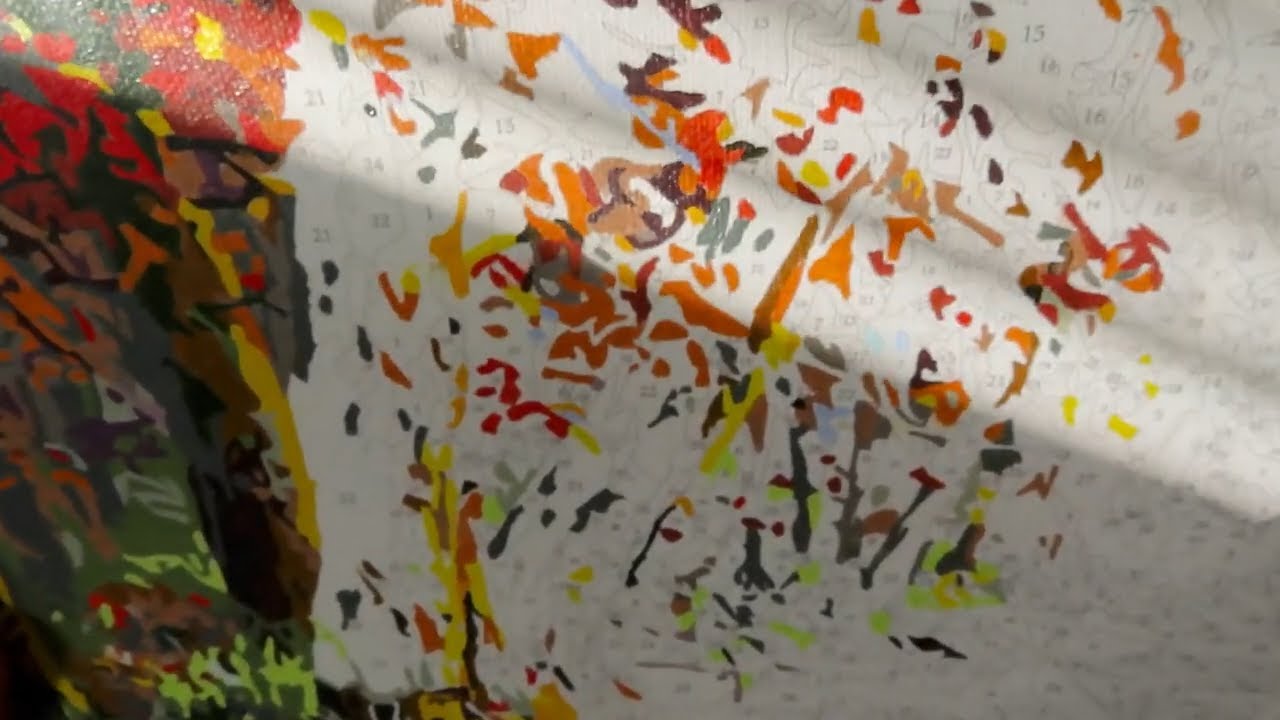 Painting The Stunning Autumn River Scene With Figure D Art Pbn Part 2