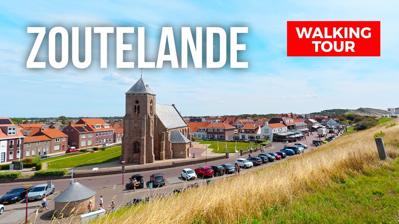Walking Tour of Zoutelande 🇳🇱 – Beach & Centre in 4K (July 2025)