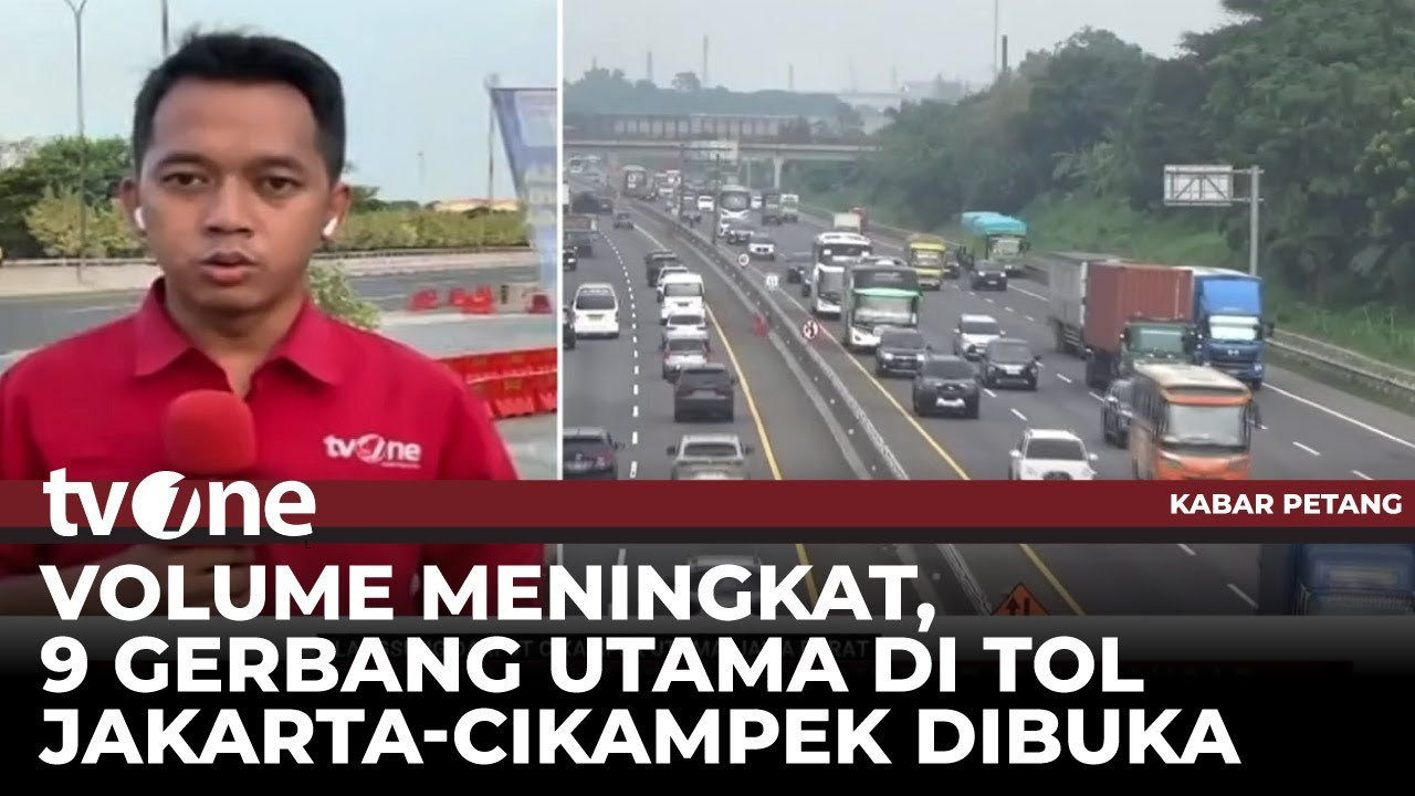 Ruas Tol Jakarta-Cikampek Belum Dipadati Kendaraan Pemudik Nataru 2025 | Kabar Petang