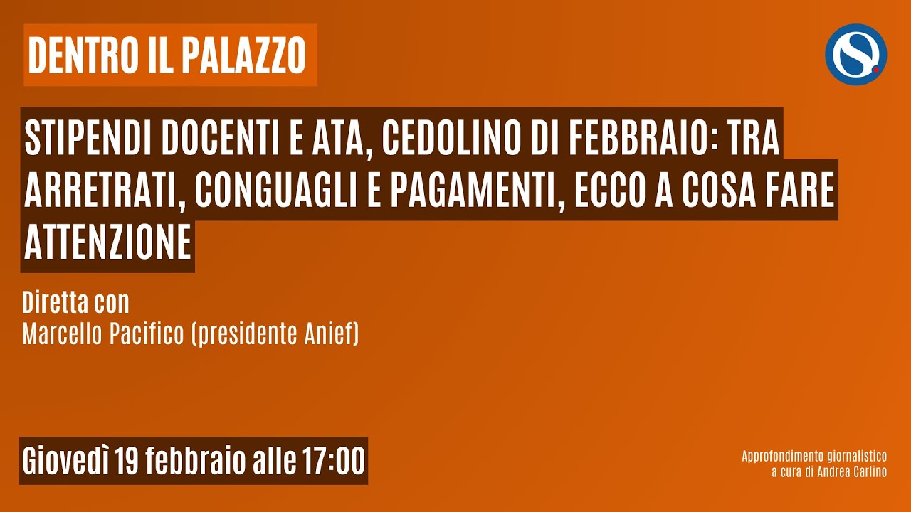 Stipendi docenti e Ata, cedolino febbraio: tra arretrati e pagamenti, ecco a cosa fare attenzione