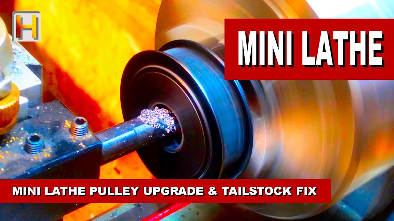 MINI LATHE UPGRADES #3: HTD DRIVE BELT & Tailstock Setscrew Fix