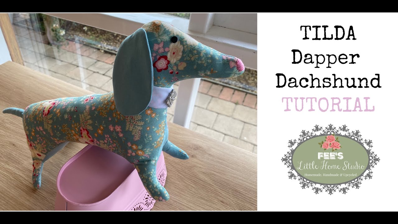 Мягкая игрушка TILDA Dapper Dachshund — пошаговое руководство