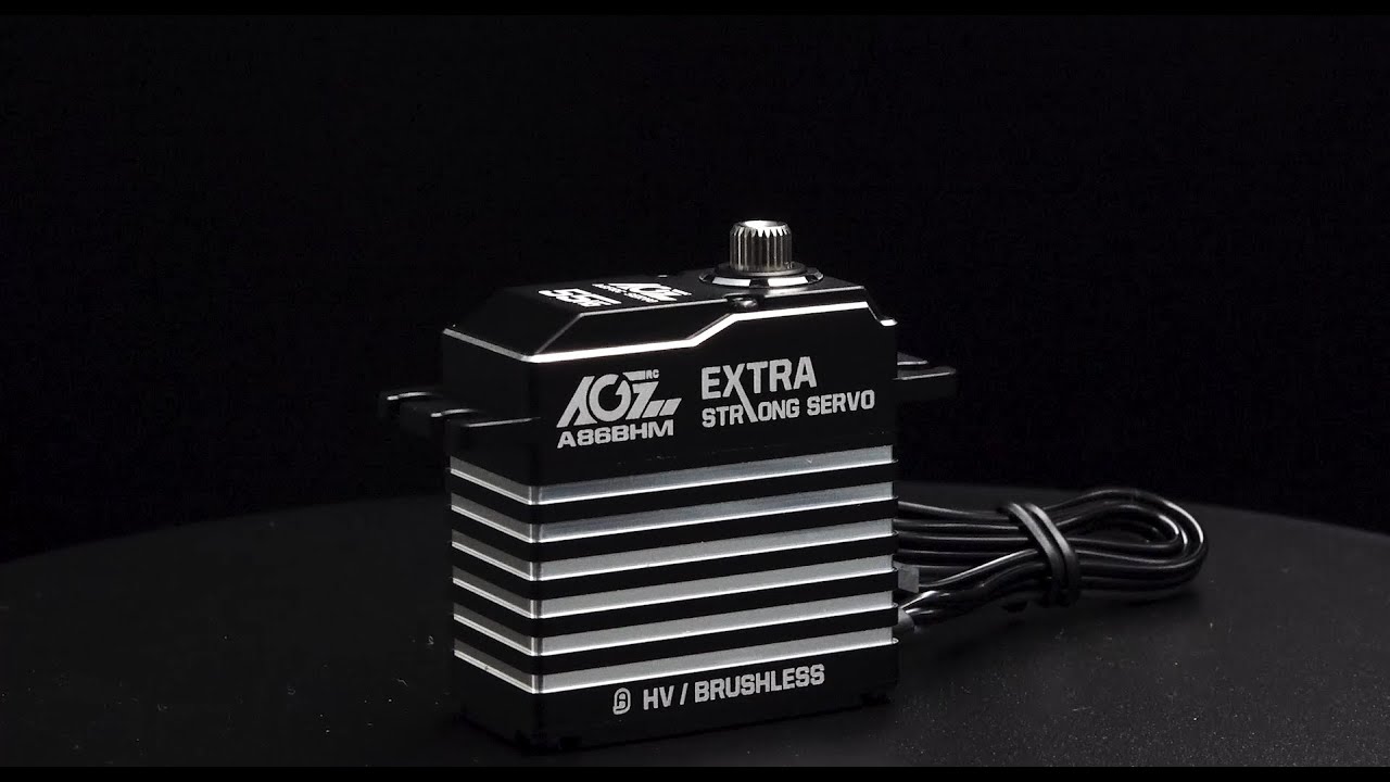 AGFRC A86BHM 55KG Brushless Programmable RC Servo Video