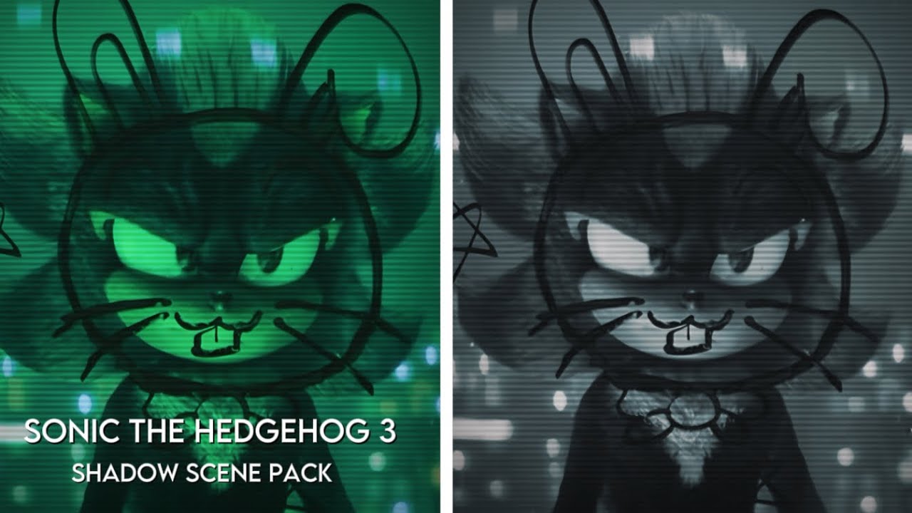 Sonic the hedgehog 3 shadow scene pack