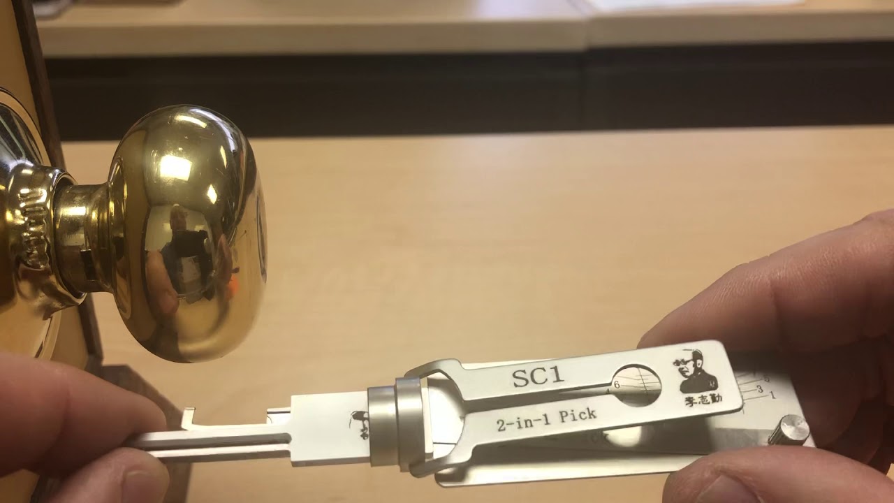 SC1 Schlage Key way Lishi tool