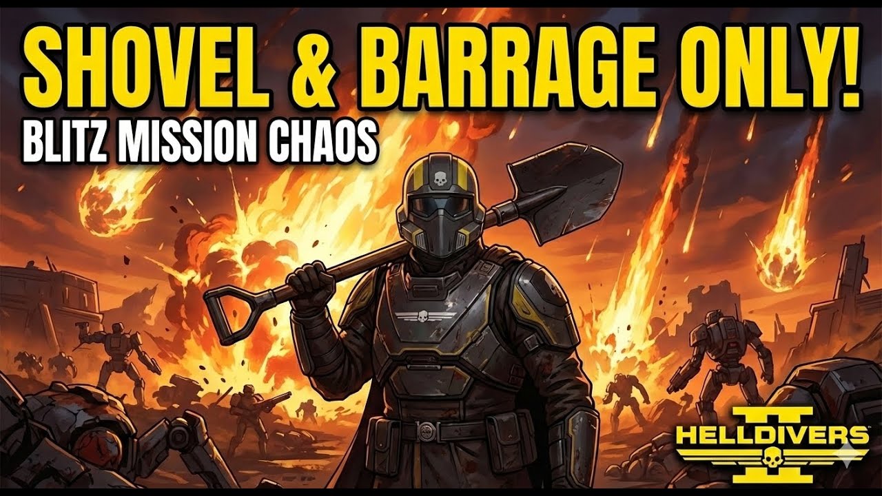 Can I Beat a Blitz Mission Using ONLY a Shovel & 380mm Barrages?