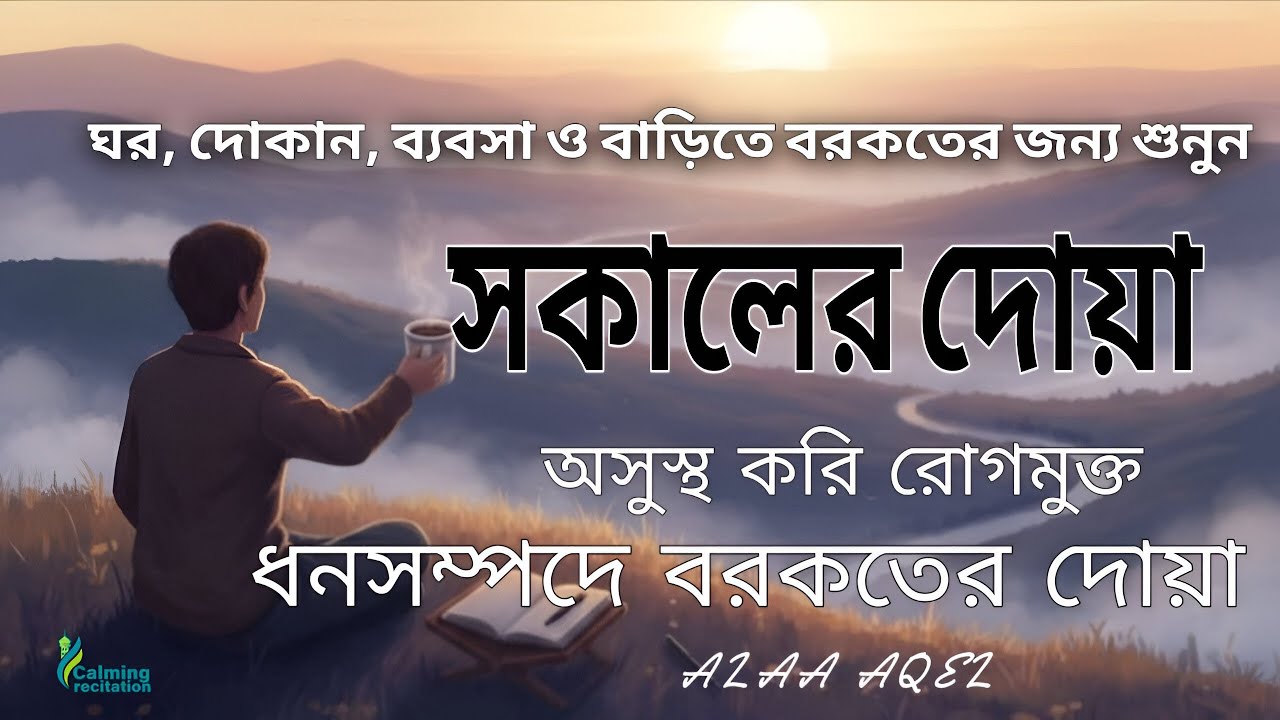 সকালটা শুরু হোক হৃদয় শীতল করা বরকতময় আয়াত দিয়ে। সকালের দোয়া ও জিকির । Morning Dua Full by Alaa Aqel