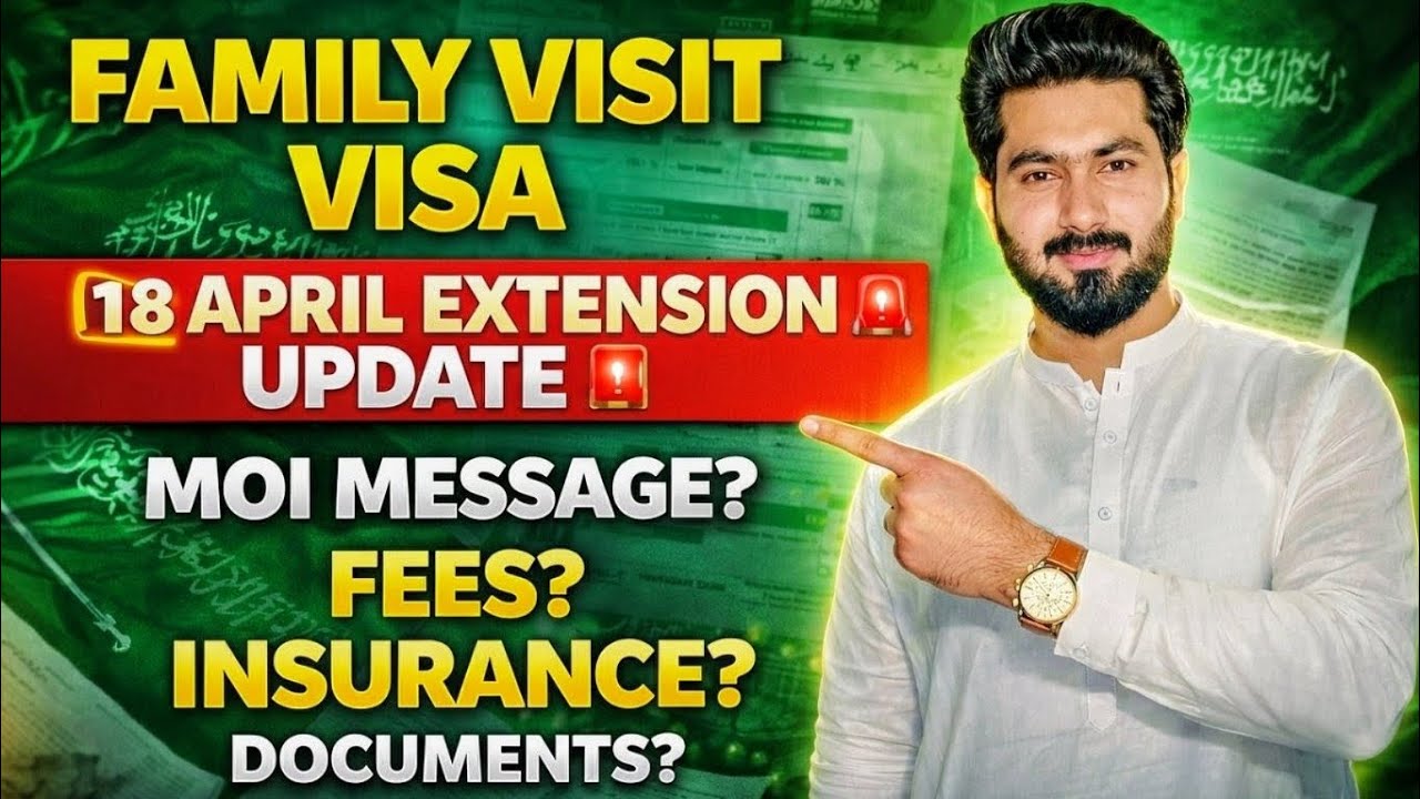 Family Visit Visa Extension 2026🇸🇦 18 April New Update | Expiry Message, Fees, Insurance, Documents?