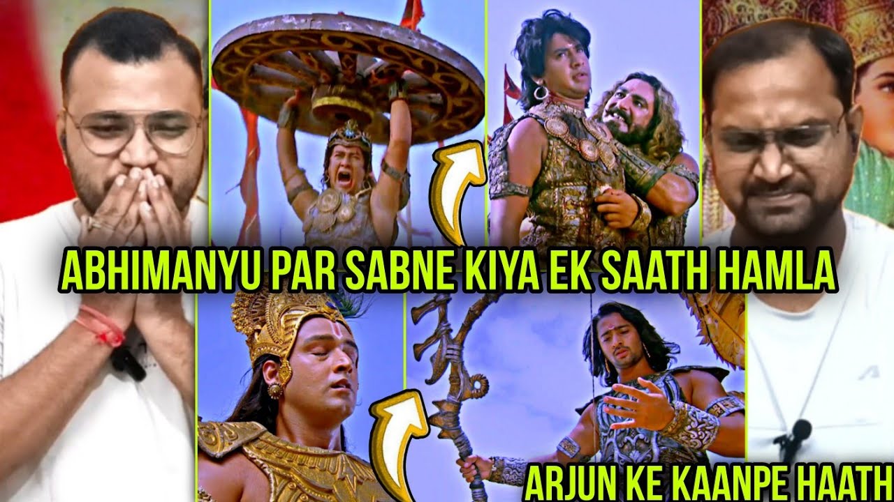 Mahabharat Episode 238 Part 1 | Reaction | Shakuni stabs Abhimanyu.
